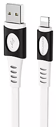 Кабель Borofone BX35 USB-A - Lightning 12w 2.4a 1м cable White - фото Кабель Borofone BX35 USB-A - Lightning 12w 2.4a 1м cable White