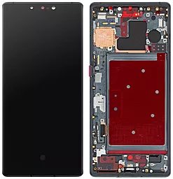 Дисплей Huawei Mate 30 Pro (LIO-L09, LIO-L29, LIO-AL00, LIO-TL00) з тачскріном і рамкою, оригінал, Black