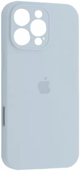 Чехол Silicone Case Full Camera для Apple iPhone 16 Pro Light Blue - фото 1
