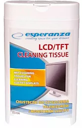 Серветки вологі антисептичні для LCD / LED екранів Esperanza wet screen cleaning tissues (ES106)