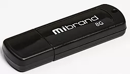 Флешка Mibrand Grizzly 8GB USB 2.0 (MI2.0/GR8P3B) Black - фото Флешка Mibrand Grizzly 8GB USB 2.0 (MI2.0/GR8P3B) Black