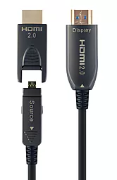 Видеокабель AOC HDMI M/M V.2.0 4k 60hz 50m black (CCBP-HDMID-AOC-50M) Cablexpert - фото Видеокабель AOC HDMI M/M V.2.0 4k 60hz 50m black (CCBP-HDMID-AOC-50M) Cablexpert