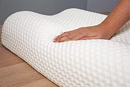 Анатомическая латексная подушка для сна Noble Flexlight Air для шеи и спины ортопедическая - миниатюра 7