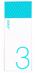 Повербанк GOLF Hive3 3000mAh White/Blue - фото Повербанк GOLF Hive3 3000mAh White/Blue