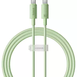 Кабель Baseus Habitat Series USB Type-C - Type-C 100w 5a 1м PD cable Green (P10360202631-00)