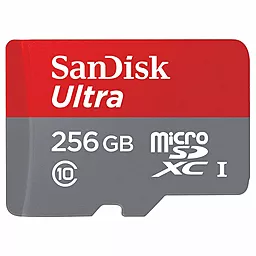 Карта пам'яті SanDisk microSDXC 256GB Ultra Class 10 UHS-I + SD-адаптер (SDSQUNI-256G-GN6MA) - фото Карта пам'яті SanDisk microSDXC 256GB Ultra Class 10 UHS-I + SD-адаптер (SDSQUNI-256G-GN6MA)