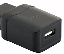 Мережевий зарядний пристрій Hoco C22A + micro USB Cable Black - мініатюра 3