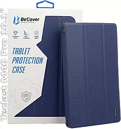 Чехол для планшета BeCover Smart Case для Teclast M40 Pro 10.1" Deep Blue (709879) - фото Чехол для планшета BeCover Smart Case для Teclast M40 Pro 10.1" Deep Blue (709879)