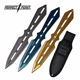 Набір трьох метальних ножів Perfect Point