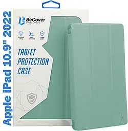 Чехол для планшета BeCover Tri Fold Soft TPU с креплением Apple Pencil для Apple iPad 10.9" 2022/2024, iPad 11" 2025 Dark Green (708460) - фото Чехол для планшета BeCover Tri Fold Soft TPU с креплением Apple Pencil для Apple iPad 10.9" 2022/2024, iPad 11" 2025 Dark Green (708460)