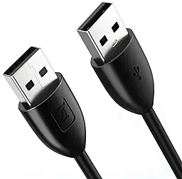 Шлейф (Кабель) Cabletime USB 2.0 AM/AM 0.5 м чорний (CA13E) - фото Шлейф (Кабель) Cabletime USB 2.0 AM/AM 0.5 м чорний (CA13E)