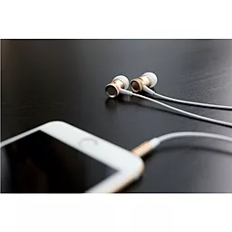 Навушники Rock Mula Stereo Earphone Gold - мініатюра 5