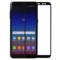 Захисне скло MAKE Full Cover Samsung J810 Galaxy J8 2018 Black (MGFCSJ818B)