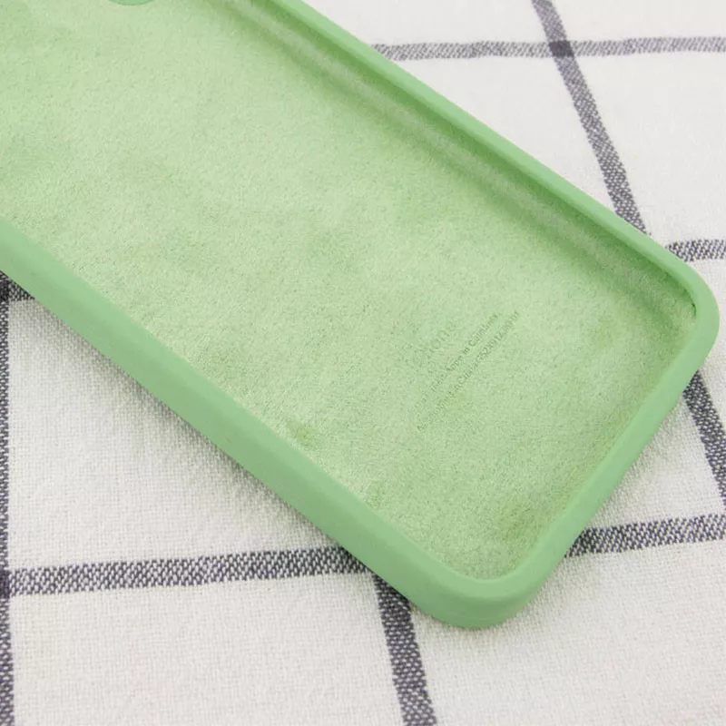 Чехол Silicone Case Full Camera Square для Apple iPhone 7 Plus, iPhone 8 Plus Mint - фото 3