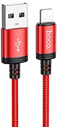 USB Кабель Hoco X89 2.4A Lightning Cable Red