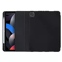 Чехол для планшета Coteetci Liquid Silicone Pen Slot Case для Apple iPad Air 10.9" 2020, 2022, iPad Pro 11" 2018, 2020, 2021, 2022 Black (61010-BK) - фото Чехол для планшета Coteetci Liquid Silicone Pen Slot Case для Apple iPad Air 10.9" 2020, 2022, iPad Pro 11" 2018, 2020, 2021, 2022 Black (61010-BK)