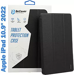 Чехол для планшета BeCover Tri Fold Soft TPU Siliconee для Apple iPad 10.9" (2022, 2024), iPad 11" (2025)  Black (708518)