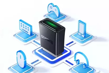 Блютуз-адаптер Baseus BA07 Wireless Adapter Bluetooth 5.3 Black (ZJBA010001) - фото 6