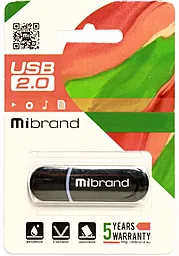 Флешка Mibrand Panther 16GB USB 2.0 (MI2.0/PA16P2B) Black - миниатюра 2
