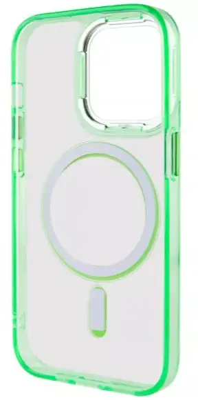 Чехол Epik Iris with MagSafe для Apple iPhone 13 Pro Light Green - фото 4