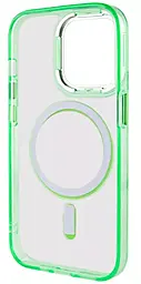 Чехол Epik Iris with MagSafe для Apple iPhone 13 Pro Light Green - миниатюра 4 Чехол Epik Iris with MagSafe для Apple iPhone 13 Pro Light Green - миниатюра 4