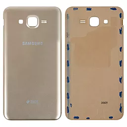 Задняя крышка корпуса Samsung Galaxy J7 2015 J700 Original Gold - фото Задняя крышка корпуса Samsung Galaxy J7 2015 J700 Original Gold