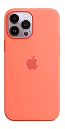 Чехол Silicone Case Full для Apple iPhone 13 Pro Orange
