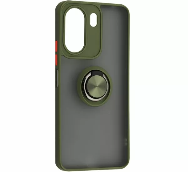 Чехол 1TOUCH Gingle Ring Case для Xiaomi Redmi 13C, Poco C65 Khaki - фото 1