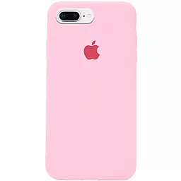 Чехол Silicone Case Full для Apple iPhone 7 Plus, iPhone 8 Plus Light pink
