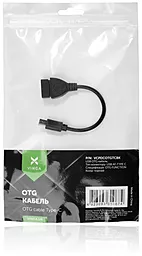 OTG-переходник Vinga USB2.0 to USB Type-C Black (VCPDCOTGTCBK) - миниатюра 4