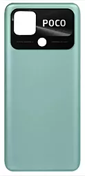 Задняя крышка корпуса Xiaomi Poco C40 Original Coral Green - фото Задняя крышка корпуса Xiaomi Poco C40 Original Coral Green