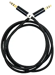 Аудио кабель Dengos AUX mini Jack 3.5mm M/M Cable 1 м black - фото Аудио кабель Dengos AUX mini Jack 3.5mm M/M Cable 1 м black
