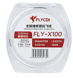 Монтажные провода (проволоки) FLYCDI FLY-X100 0.02 мм / 100 м на катушке - фото Монтажные провода (проволоки) FLYCDI FLY-X100 0.02 мм / 100 м на катушке