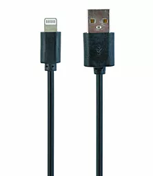 USB Кабель Cablexpert 0.1m Lightning Cable Black (CC-USB2-AMLM-0.1M)
