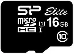 Карта пам'яті Silicon Power microSDHC 16GB Elite Class 10 UHS-I U1 (SP016GBSTHBU1V10)