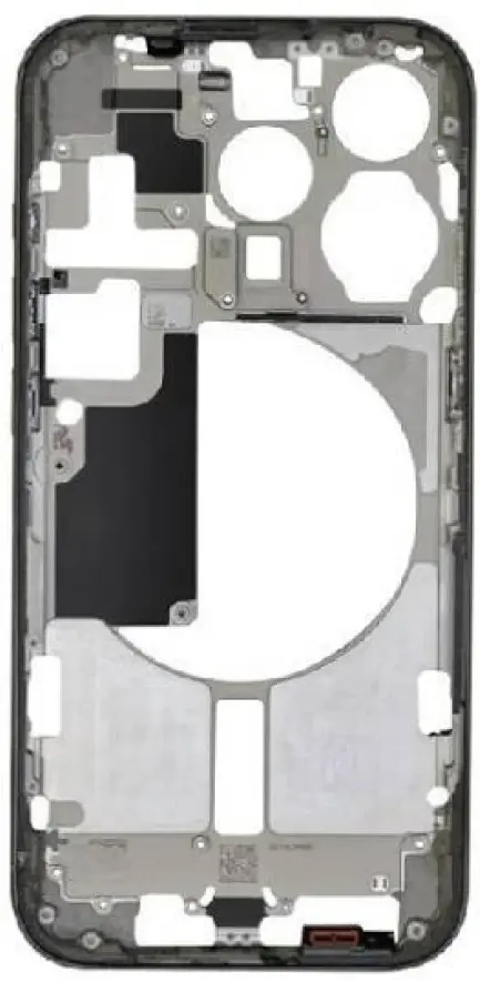 Рамка корпуса Apple iPhone 15 Pro Max EU version Black Titanium - фото 1