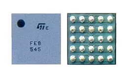 Микросхема EMI-фильтр Nokia EMIF10-COM01F2 / 4129035 для Nokia 1610 / 2220s / 2710n / 3120c / 3250 / 5200 / N73 / N77 / N80 / SE 25pin
