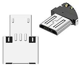 OTG-переходник XoKo AC-055 USB to microUSB Silver