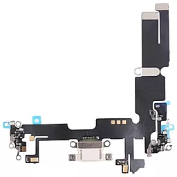 Нижній шлейф Apple iPhone 14 Plus з роз'ємом зарядки, гарнітури, синхронізації та мікрофоном Original Starlight