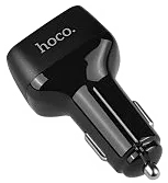 Автомобільний зарядний пристрій з швидкою зарядкою Hoco Z15 KUSO QC3.0 TYPE-C TWO PORTS Black - мініатюра 4