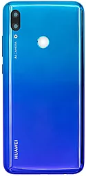 Задня кришка корпусу Huawei Y7 2019 / Y7 Prime 2019 зі склом камери Aurora Blue