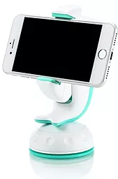 Держатель Remax RM-C20 Dolphin White / Blue - фото Держатель Remax RM-C20 Dolphin White / Blue