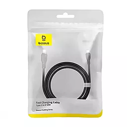 Кабель Baseus Pudding Series USB Type-C - Lightning 20w 3a 1.2м PD сable Black (P10355701111-00) - миниатюра 6 Кабель Baseus Pudding Series USB Type-C - Lightning 20w 3a 1.2м PD сable Black (P10355701111-00) - миниатюра 6