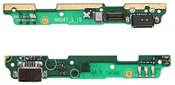 Нижняя плата Xiaomi Redmi 2 с разъемом зарядки и микрофоном - фото Нижняя плата Xiaomi Redmi 2 с разъемом зарядки и микрофоном
