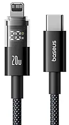 Кабель Baseus Display 2 USB Type-C - Lightning 20w 3a 1м PD cable Black (P10382703121-00) - фото Кабель Baseus Display 2 USB Type-C - Lightning 20w 3a 1м PD cable Black (P10382703121-00)
