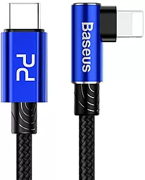 USB PD Кабель Baseus MVP Elbow 18W USB Type-C - Lightning CableBlue (CATLMVP-A03)