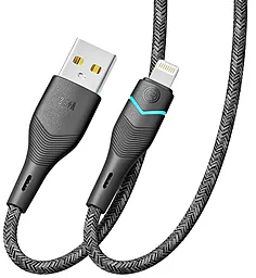 Кабель Ridea RC-RL15 RGB Light USB-A - Lightning 12w 2.4a 1.2м cable Black - фото Кабель Ridea RC-RL15 RGB Light USB-A - Lightning 12w 2.4a 1.2м cable Black