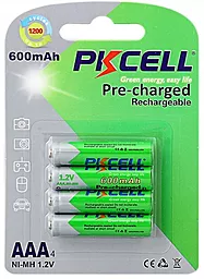 Аккумулятор PKCELL Pre-charged AAA 600mAh 1.2V NiMH BL 4шт (PC/AAA600-4BA) - фото Аккумулятор PKCELL Pre-charged AAA 600mAh 1.2V NiMH BL 4шт (PC/AAA600-4BA)