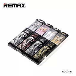 Кабель USB Remax Laser Cobra Lightning Cable Silver / Grey / Black (RC-035i) - миниатюра 3