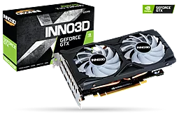 Видеокарта Inno3D GeForce GTX 1660 SUPER TWIN X2 OC RGB (N166S2-06D6X-1712VA15LB)